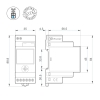 Finder weekly timer switch 12.A2, astronomical, 2x16A contacts