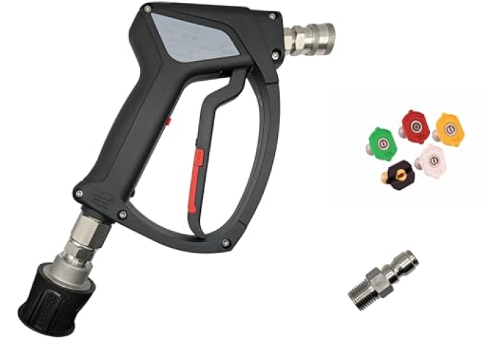 Hochdruckreiniger Drehpistole SGS35 von PressureWasherPartsUK aus Edelstahl Hochdruckreiniger Drehpistole SGS35 von PressureWasherPartsUK aus Edelstahl