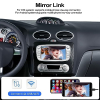 CAMECHO Android car radio with navigation for Ford Focus C-Max S-Max Mondeo Kuga Galaxy, 7 inch car radio touch display 2 DIN | Bluetooth | WLAN | FM/RDS