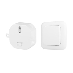 Беспроводной выключатель света Smartwares Plug & Connect SH4-99564, мощностью до 1000 Вт, белый