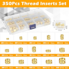 Soldering set with 357 threaded inserts – 900W soldering iron with digital temperature control