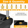 Soldering set with 357 threaded inserts – 900W soldering iron with digital temperature control