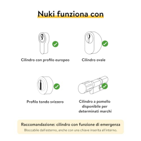 Инновационный умный замок Nuki Smart Lock Pro 4-го поколения – Wi-Fi и Matter, удаленный доступ, в комплекте с блоком питания, белый