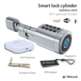 Smart Bluetooth Türschloss – Aluminium, App & Fingerabdruck