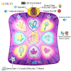 SUNLIN Dance Mat Toy for Girls Children 3-12, Dance Pad with LED Lights, Adjustable Volume, 9 Integrated Music, 7 Modes, 5 Difficulty Levels
