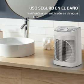 Rowenta Instant Comfort Aqua SO6510 - calefactor de baño, ahorro de energía, 2400 W, silencioso, resistente a las heladas 