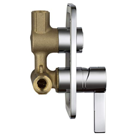 Elegant single-lever bathroom faucet for bathtub
