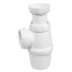 Classic sink siphon Wirquin SP3213, ⌀40 mm, height adjustable