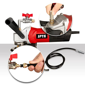 Pulidora húmeda SPTA de 800 W para coche, granito, mármol, hormigón y piedra.