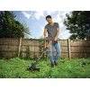 BLACK+DECKER PowerComm 18V – аккумуляторный триммер для газона с вращающейся головкой 180°