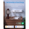 Розумна розетка Meross, 16 А WiFi, 4 розетки та 4 USB розетки