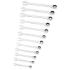 STANLEY Ratschenschlüssel-Satz mit 12 Ringmaulschlüsseln, ergonomischer Griff