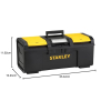 STANLEY Kunststoff Werkzeugkoffer 24 Zoll / 60 cm, leer
