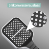 SUNZOS Shower Head – 7 Modes, Water Saving, Thick, Large Model, Gray