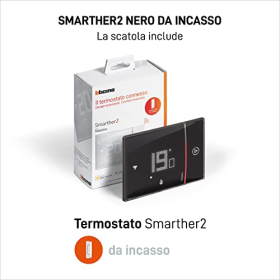Термостат BTicino Smarther2 WiFi с Netatmo, программированием и управлением через приложение 