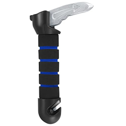 Car grab handle entry aid, safety handle with window breaker for seniors and mobility aid