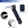 Car grab handle entry aid, safety handle with window breaker for seniors and mobility aid