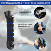 Car grab handle entry aid, safety handle with window breaker for seniors and mobility aid