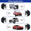 Car grab handle entry aid, safety handle with window breaker for seniors and mobility aid