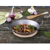 Сервировочная доска CHG Gourmet из бука с чугунными сковородами, диаметр 20,5 см