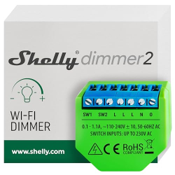 Shelly Dimmer 2 – atenuador WiFi inteligente sin cable neutro