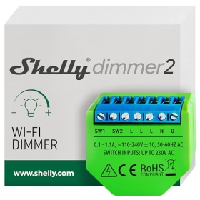 Shelly Dimmer 2 – atenuador WiFi inteligente sin cable neutro