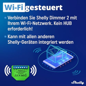 Shelly Dimmer 2 – atenuador WiFi inteligente sin cable neutro