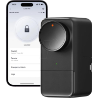 SwitchBot Smart Lock Pro Electronic Door Lock, Black