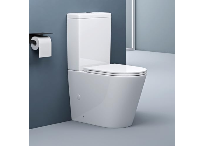 doporro 108T Design Floor-Standing WC Rimless with Soft-Close Mechanism 36 x 63 x 82 cm White doporro 108T Design Floor-Standing WC Rimless with Soft-Close Mechanism 36 x 63 x 82 cm White