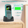 USHINING 4G Seniorenhandy mit SOS & Ladestation