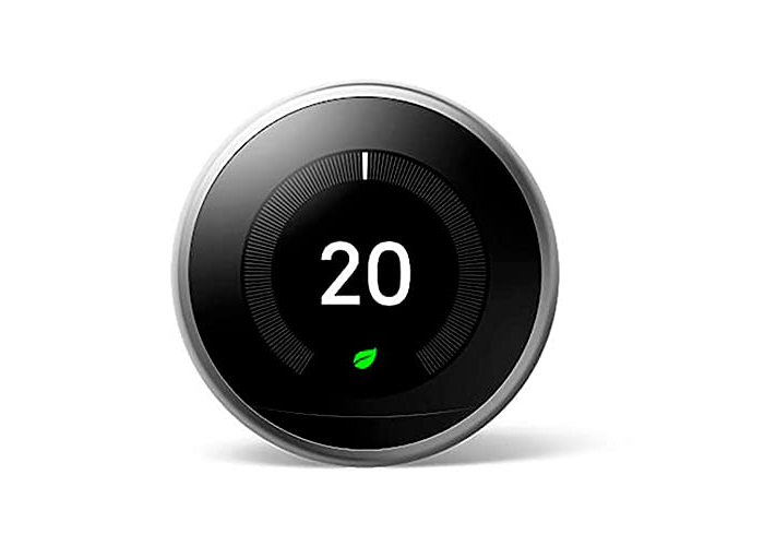 Google Nest Learning Thermostat Stainless Steel – Control via Smartphone Google Nest Learning Thermostat Stainless Steel – Control via Smartphone