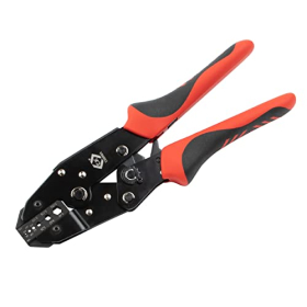 Herramienta de crimpado de trinquete C.K Tools para cables coaxiales, conectores BNC y TNC.