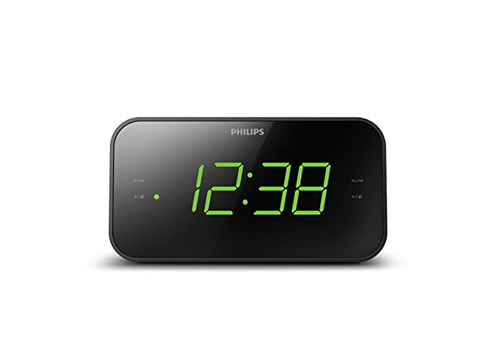 Philips Audio TAR3306 Radiowecker mit Großdisplay, Doppelalarm und Schlummerfunktion Philips Audio TAR3306 Radiowecker mit Großdisplay, Doppelalarm und Schlummerfunktion