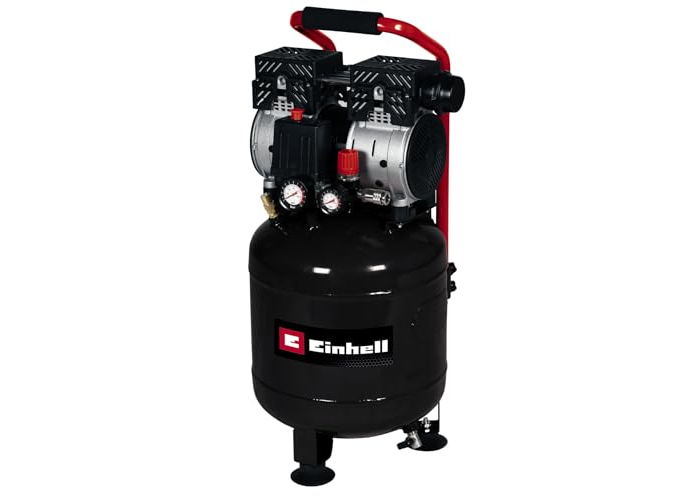 Компрессор Einhell TE-AC 135/24 Silent Plus, 8 бар, 24 л, безмасляный Компрессор Einhell TE-AC 135/24 Silent Plus, 8 бар, 24 л, безмасляный