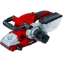 Einhell TE-BS 8540 E Bandschleifer (850 W, Drehzahlelektronik, 75x140 mm Schleiffläche, werkzeugloser Schleifbandwechsel, Zusatzhandgriff, inkl. 1 P80 Schleifband)