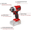 Einhell TE-CI 18 Li Brushless Solo Power X-Change Cordless Impact Screwdriver (Lithium Ion, 18 V, 180 Nm, LED Light, Battery and Charger Not Included)