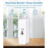 Termómetro higrómetro inteligente Wi-Fi - Mini control remoto con sensor digital de temperatura y humedad