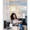 Termómetro higrómetro inteligente Wi-Fi - Mini control remoto con sensor digital de temperatura y humedad