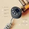 EMKE heating element with thermostat for bathroom radiators, 300W, WiFi control, stainless steel, anthracite