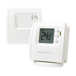 Honeywell Home Funk-Wandthermostat mit gut lesbarem LED-Display, energiesparend, Weiß