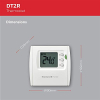 Honeywell Home wireless wall thermostat with easy-to-read LED display, energy-saving, white