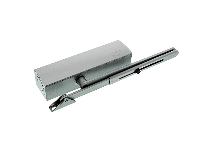 Cierrapuertas Burg-Wächter TS 1500 S SB (pequeño, ancho 110 cm, peso de la puerta hasta 130 kg), plateado Cierrapuertas Burg-Wächter TS 1500 S SB (pequeño, ancho 110 cm, peso de la puerta hasta 130 kg), plateado