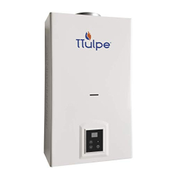 TTulpe Eco, calentador de agua instantáneo a gas con encendido por batería, ErP/NOx