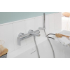 Villeroy & Boch Universal Duschhalter, Wandmontage, Messing, rund, verchromt