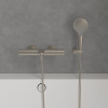 Villeroy & Boch Verve shower head, 3 spray modes, anti-return valve, matt nickel