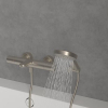Villeroy & Boch Verve shower head, 3 spray modes, anti-return valve, matt nickel