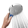 Villeroy & Boch Verve shower head, 3 spray modes, anti-return valve, matt nickel