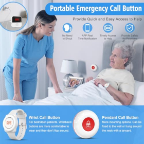 WiFi panic button for seniors by ChunHee – Wireless & Reliable