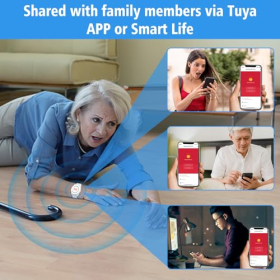 WiFi panic button for seniors by ChunHee – Wireless & Reliable