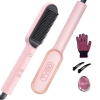 TYMO Ring-Glättbürste Haarglätterbürste Keramik-Glätteisen und Haarbürste 2 in 1